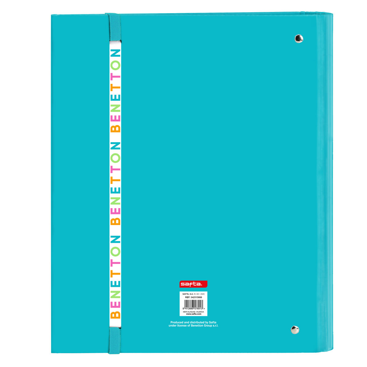 Ringmap Benetton Summer Blauw 27 x 32 x 3.5 cm